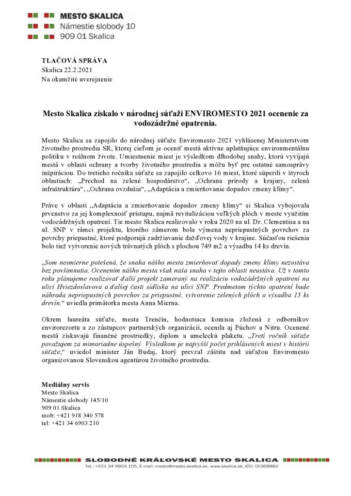TS vodozádržné opatrenia